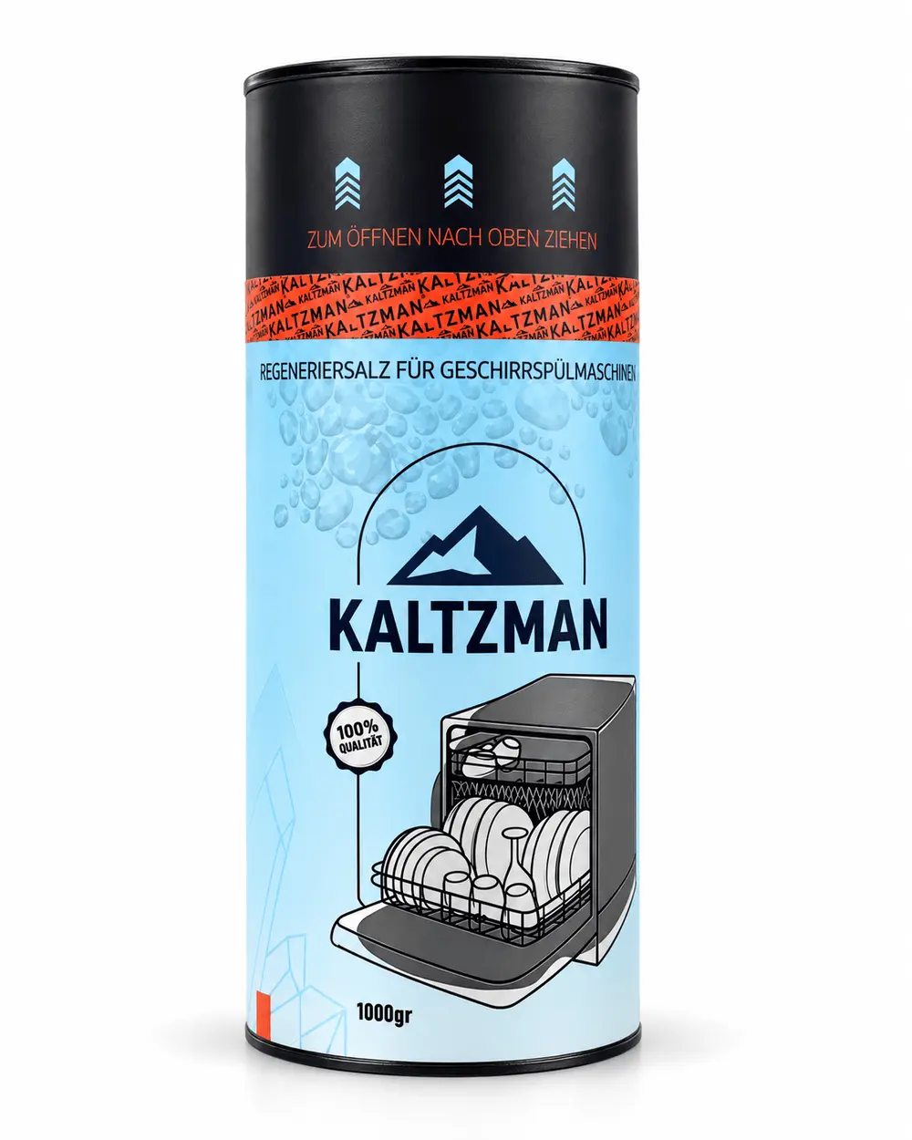 KALTZMAN Spülmaschinensalz 1000 g – Seitenansicht